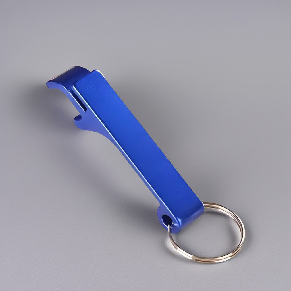 Laser Engraved Portable Bottle & Can Opener Key Chain