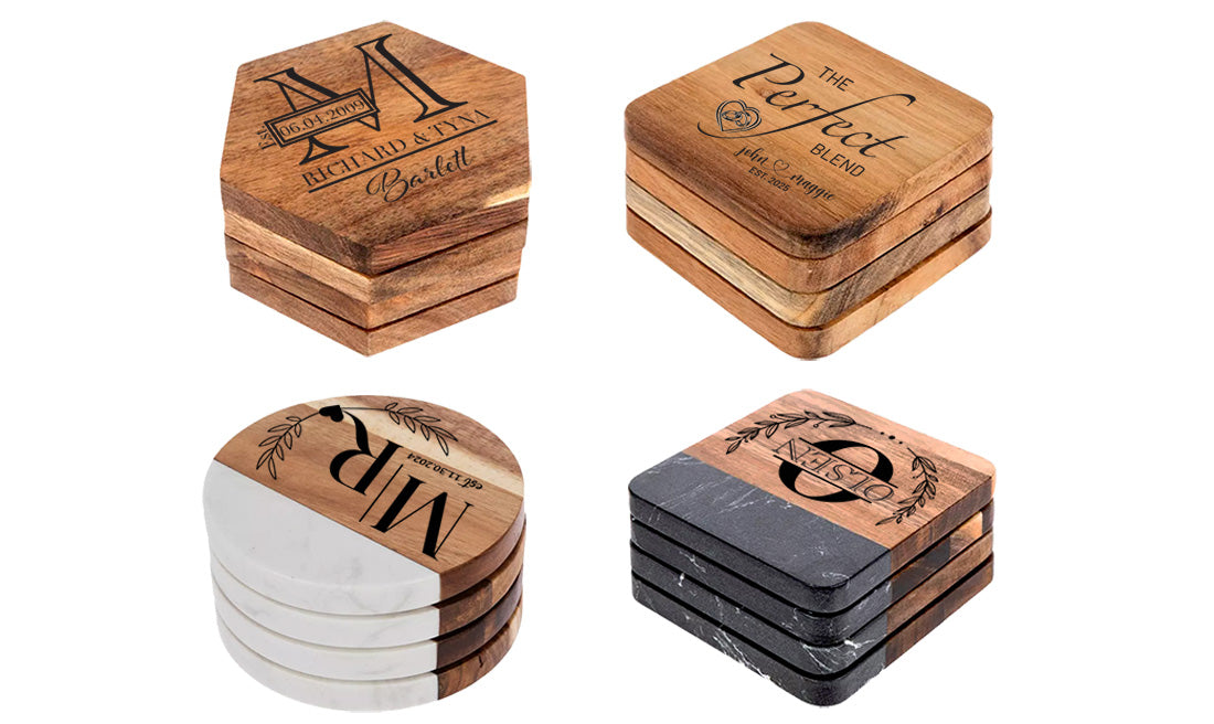 Acacia Wood Coasters