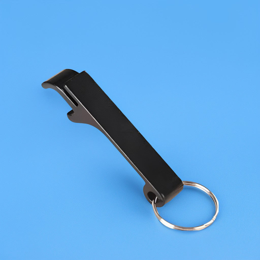 Laser Engraved Portable Bottle & Can Opener Key Chain