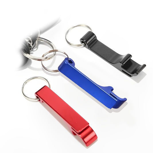 Laser Engraved Portable Bottle & Can Opener Key Chain