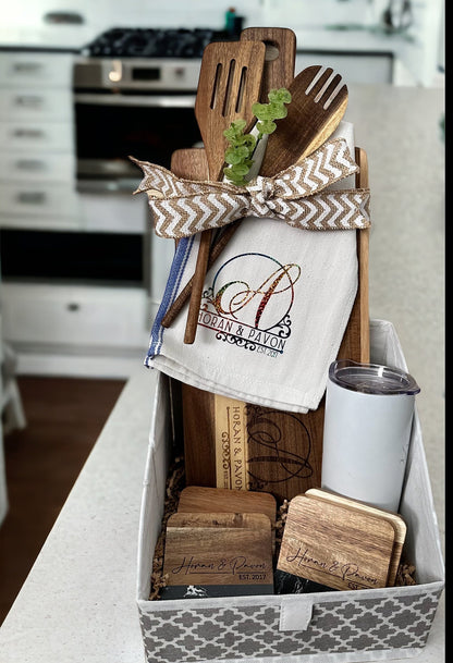 Personalized Housewarming Gift Basket